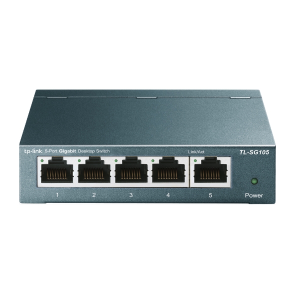 Switch con 5 puertos 10/100/1000 Mbps TL-SG105 TP-Link