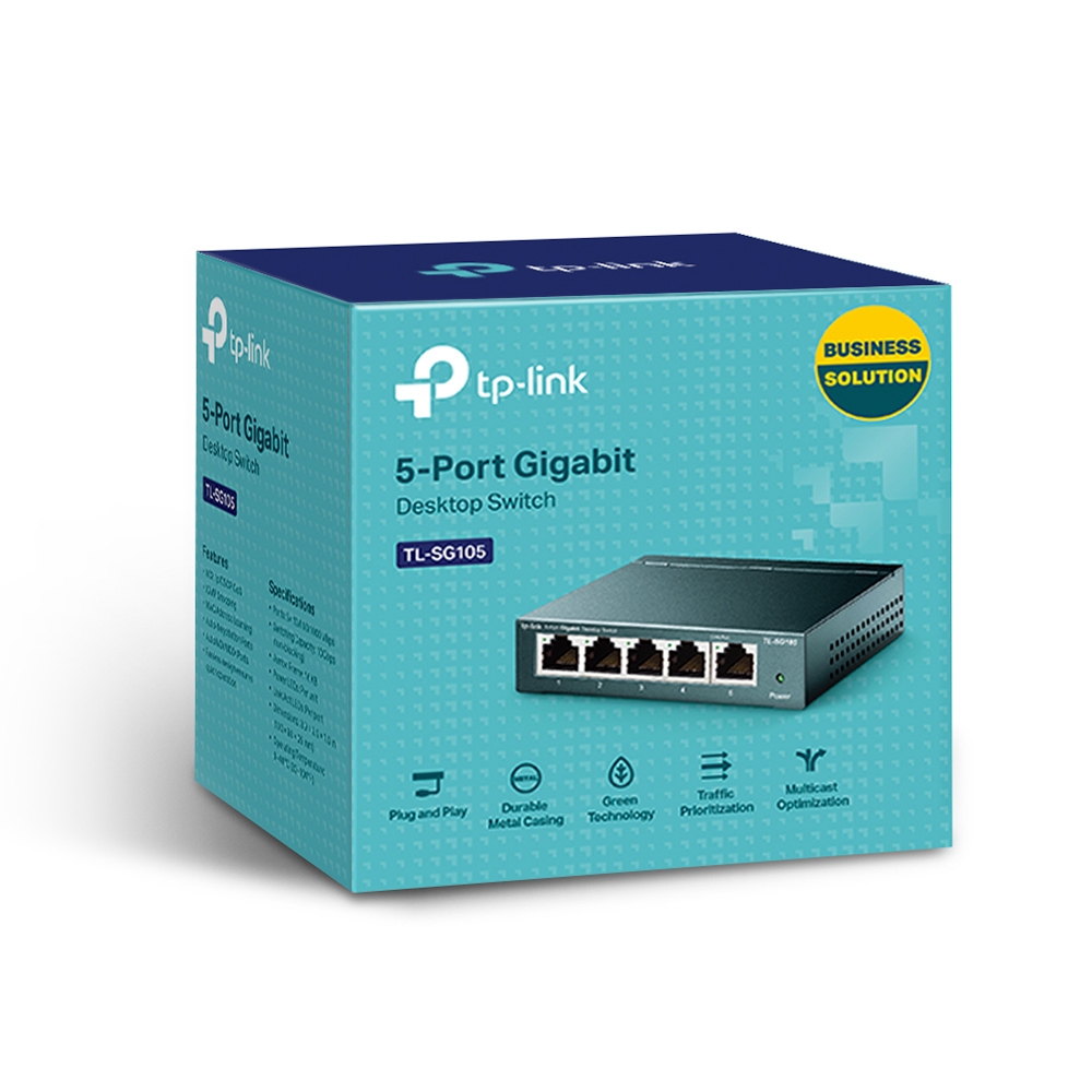 Switch con 5 puertos 10/100/1000 Mbps TL-SG105 TP-Link - Imagen 8