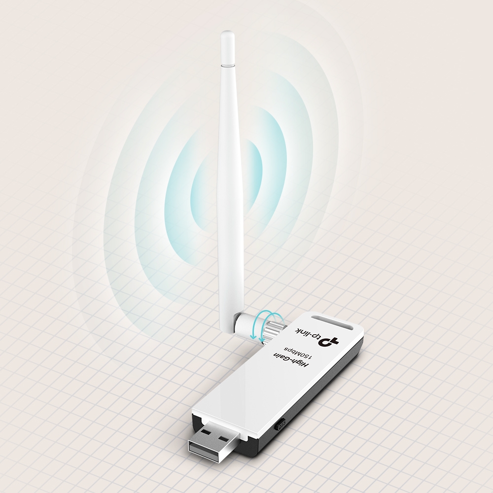 Adaptador USB Inalámbrico de Alta Sensibilidad a 150 Mbps - Imagen 5