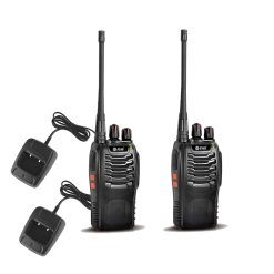 Radios de Intercomunicación Walki Talkie 2 Pack 16 Ch UHF Linterna Nippon A.