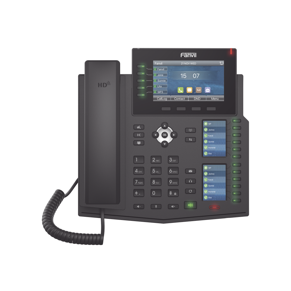 Telefono IP Empresarial Gigabit 20 Líneas X6U Fanvil
