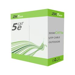 Bobina de Cable UTP Cat 5e 305 Metros Exterior Negro ZKTeco