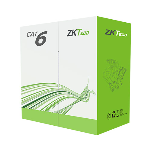 Bobina de Cable UTP Cat 6 305m Interior Blanco ZKTeco