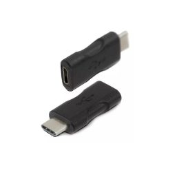 Adaptador con conector Tipo-C macho a micro-USB 2.0