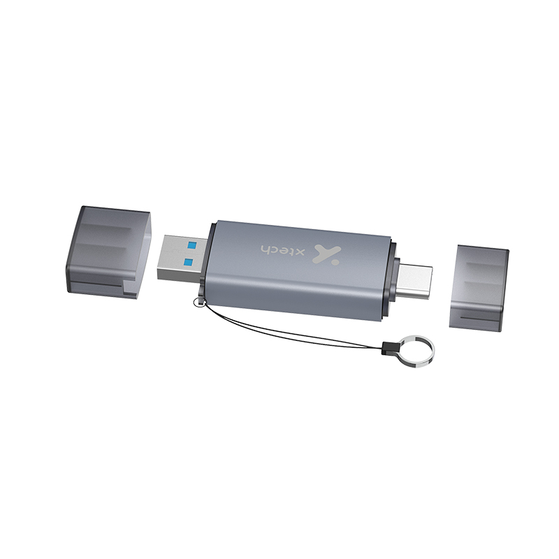 Lector USB de Tarjetas OTG 2 en 1 USB-C y USB 3.0 Xtech - Imagen 5