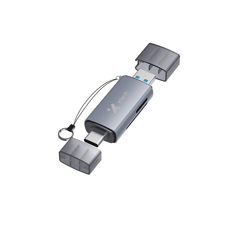 Lector USB de Tarjetas OTG 2 en 1 USB-C y USB 3.0 Xtech - Imagen 4