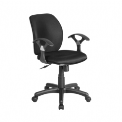 Silla Secretarial con Reposabrazos Ergo Xtech