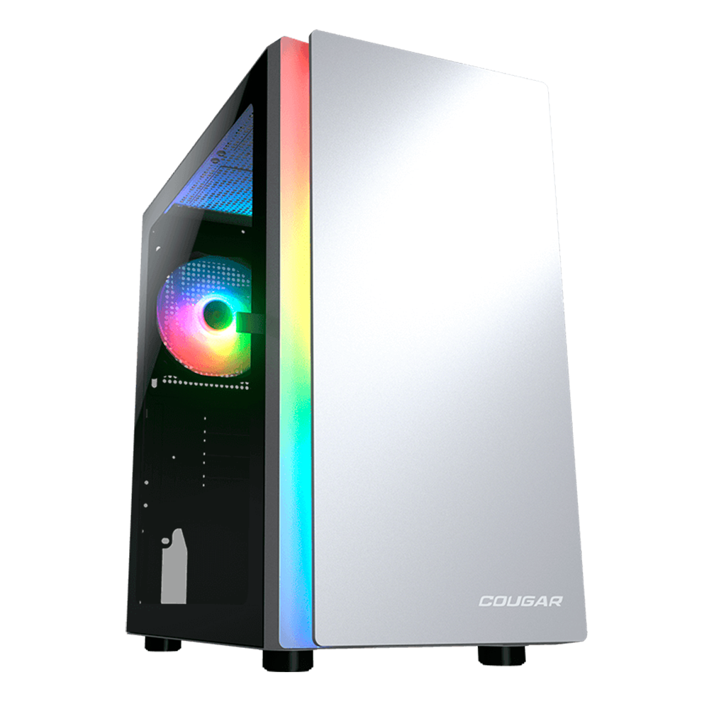 Case Gaming Media Torre Micro ATX Vidrio Templado Blanco Purity RGB Cougar - Imagen 6
