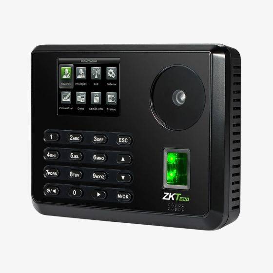 Terminal Biométrica Asistencia y Control de Acceso Palma y Huella Digital P160 ADMS ZKTeco