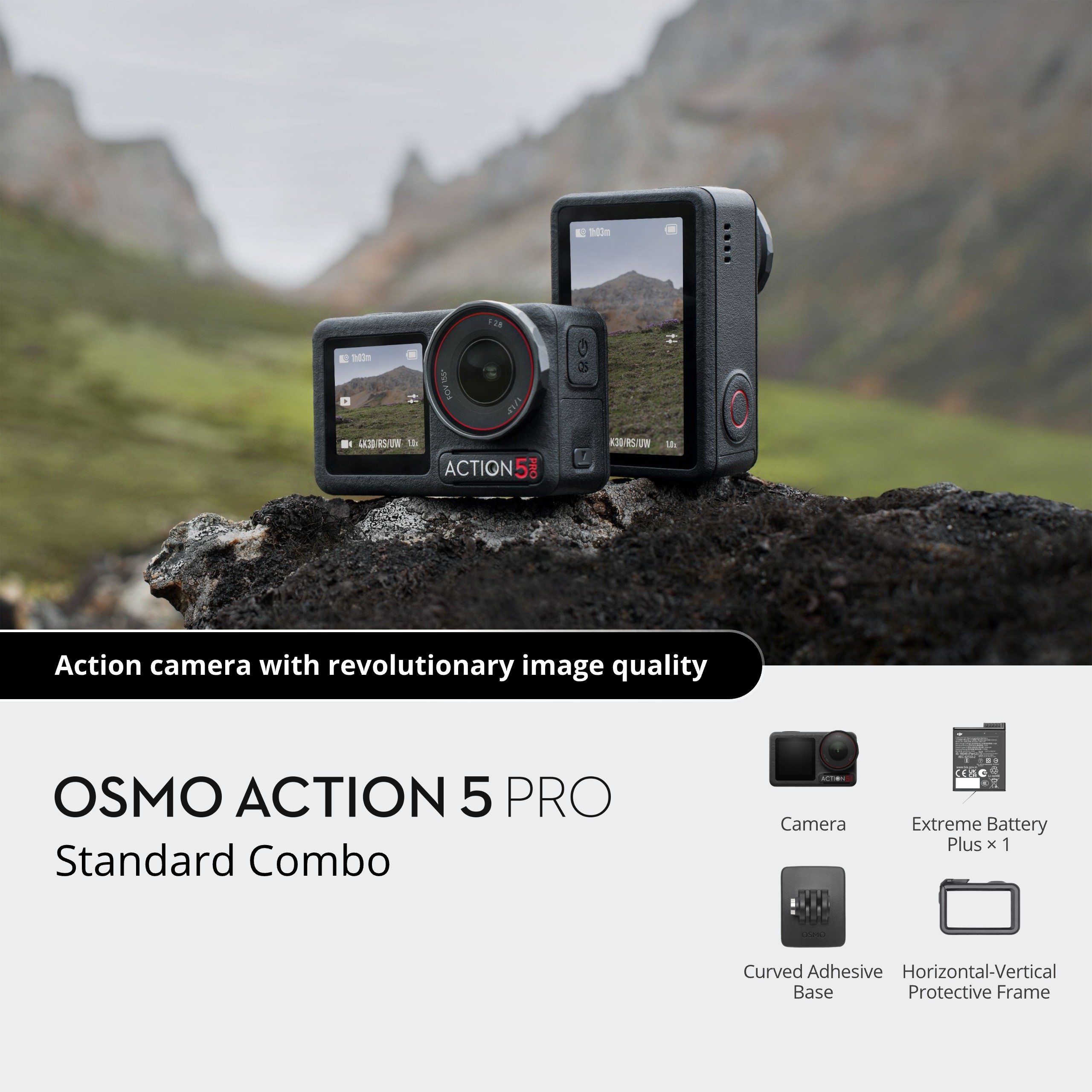 Cámara de Acción Osmo Action 5 Pro Standard Combo DJI - Imagen 3