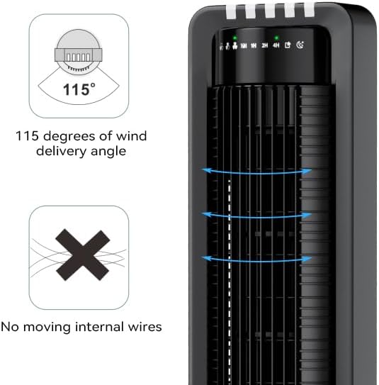 Ventilador de Torre 43" Oscilante AirVention - Imagen 8