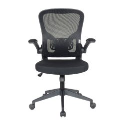 Silla Empresarial Brazos Abatibles Mesh Negro AXIS VektorTech