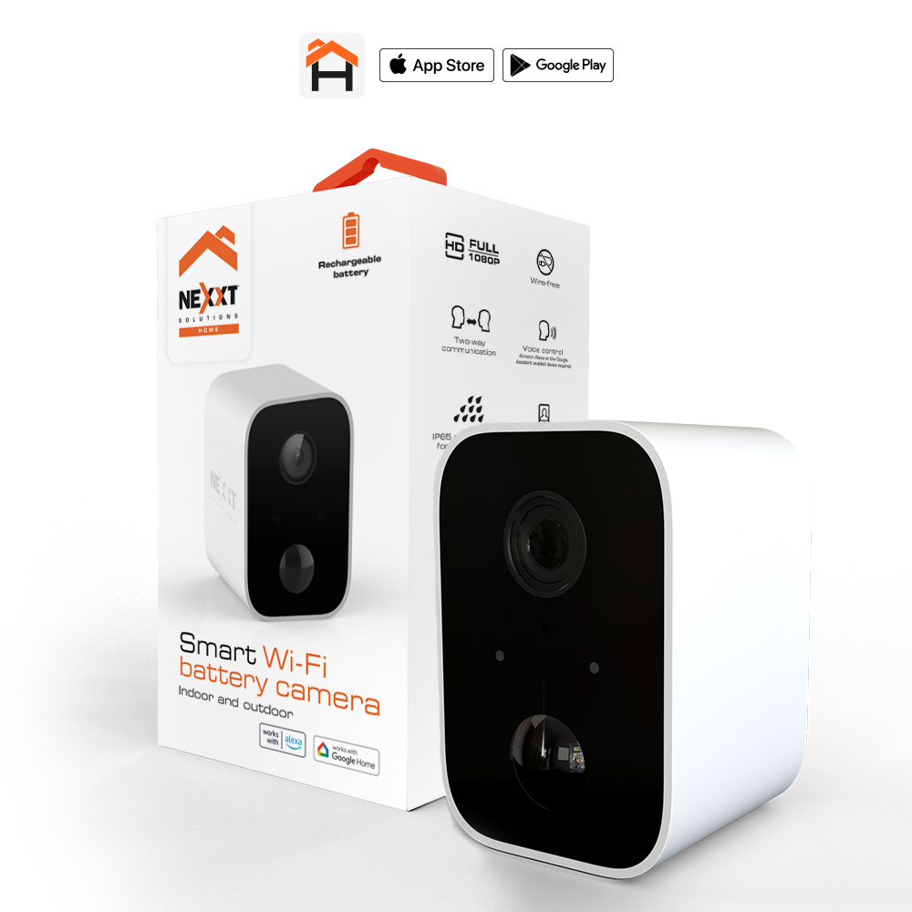 Cámara HD Wi-Fi para Exterior e Interior con Batería Nexxt - Imagen 2