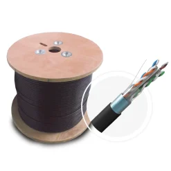 Bobina Cable UTP Cat 6 Exterior Negro Nextlink