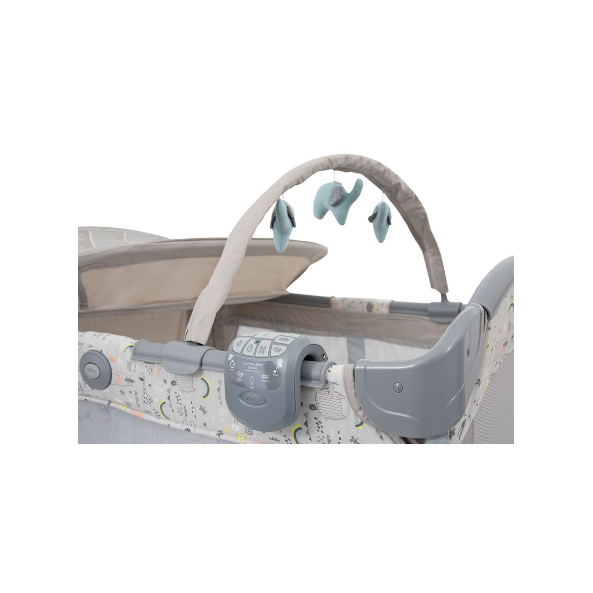 Corral Cuna con Moises y Cambiador Pack N Play Beige Graco - Imagen 5