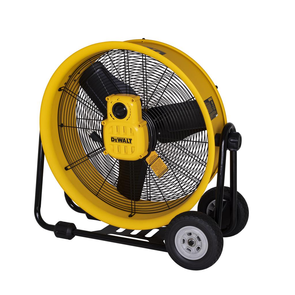 Ventilador de Tambor Industrial 24" de Piso Portátil Alta Velocidad Dewalt - Imagen 5