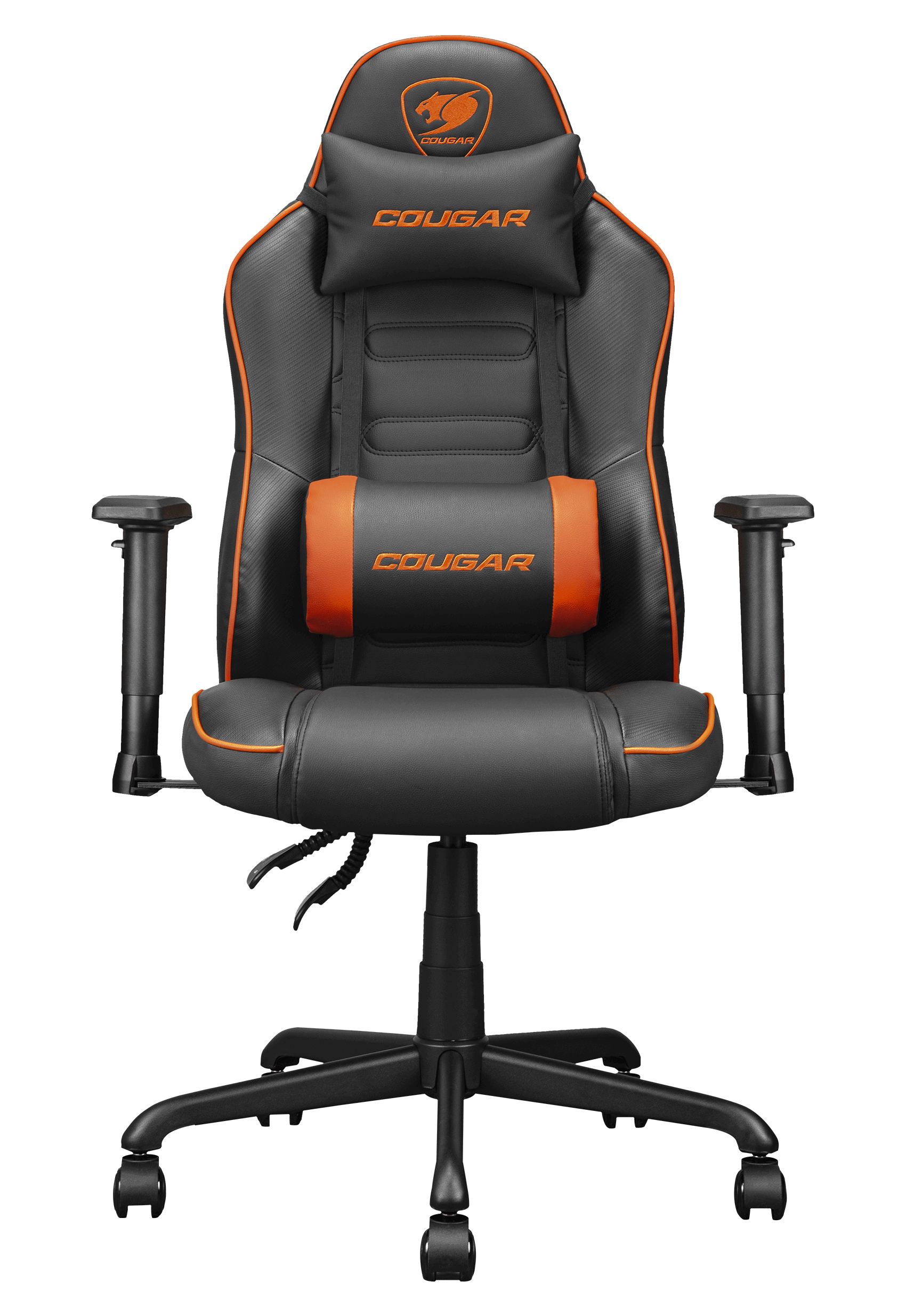 Silla Gaming Fusion S Negro Naranja Cougar - Imagen 4