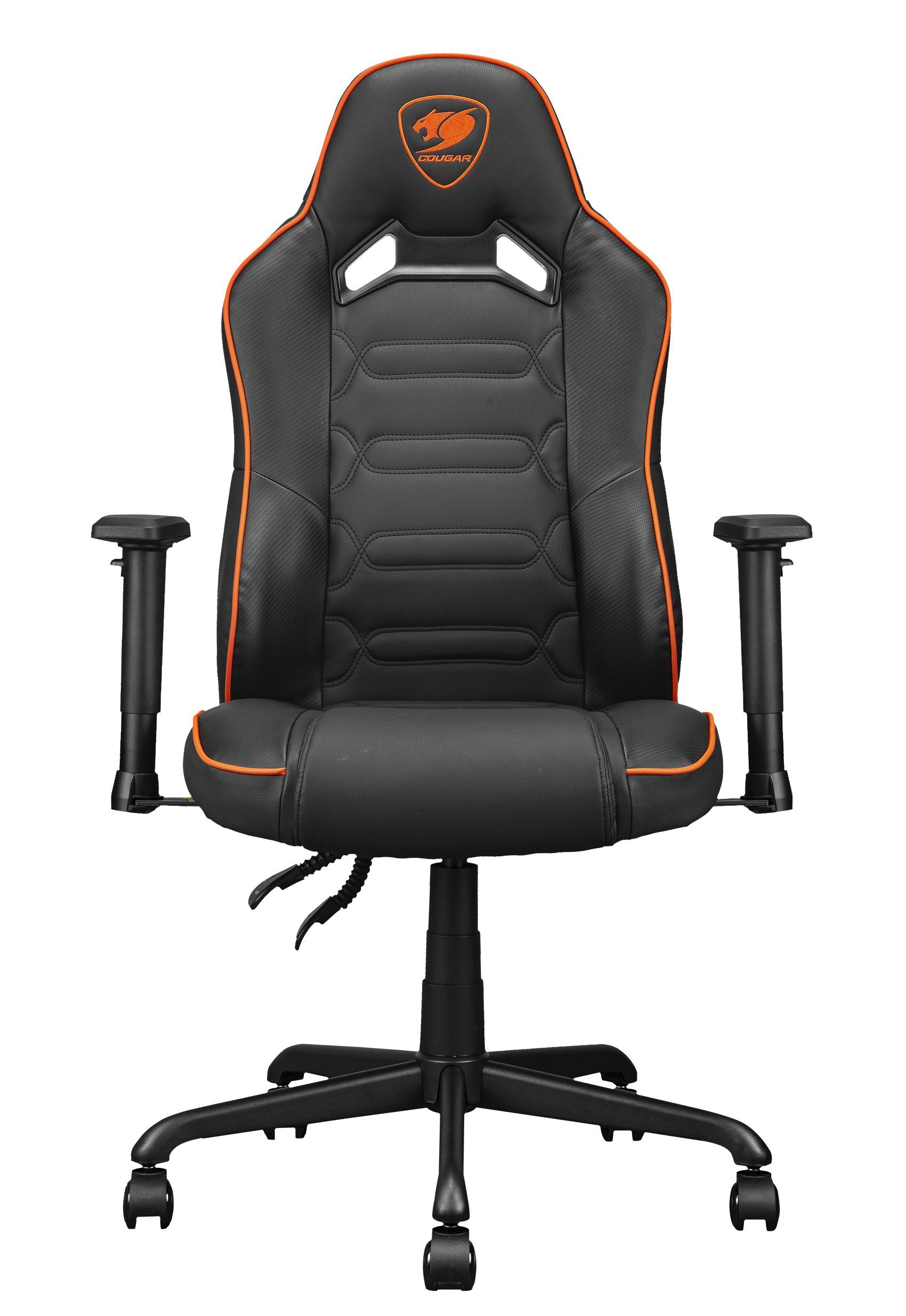 Silla Gaming Fusion S Negro Naranja Cougar - Imagen 2