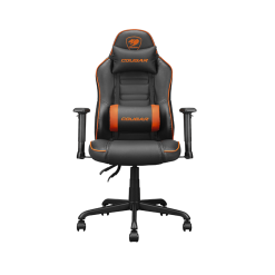 Silla Gaming Fusion S Negro Naranja Cougar