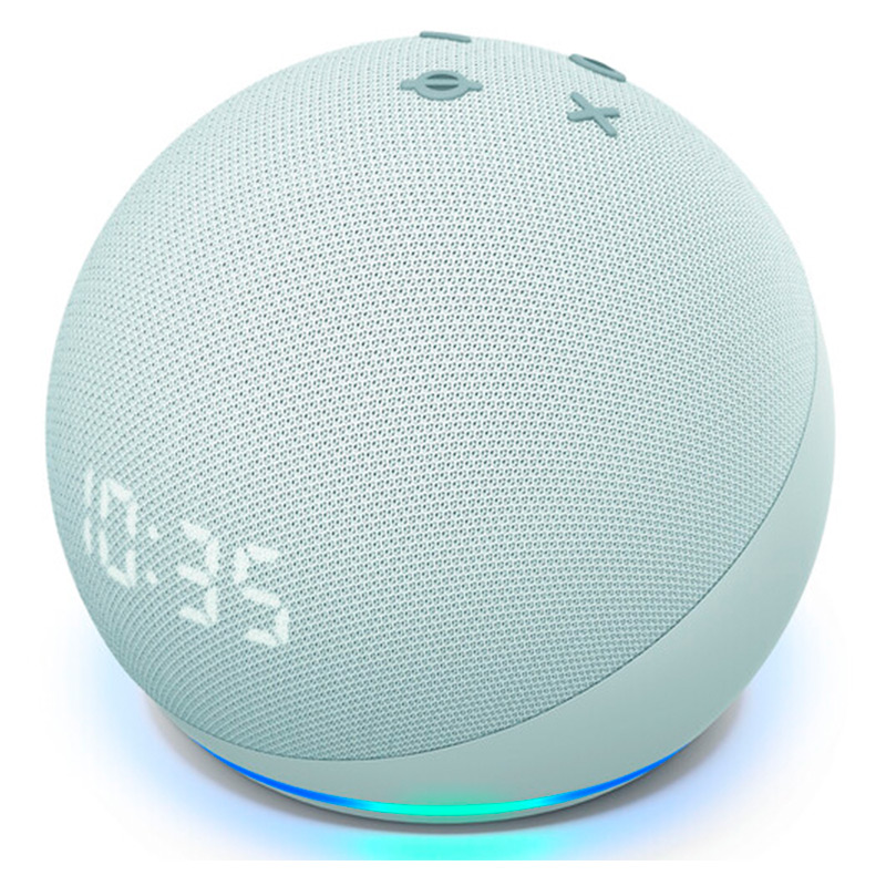 Bocina Inteligente Alexa con Reloj Echo Dot 4ta Generación Blanco Amazon - Imagen 7
