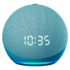 Bocina Inteligente Alexa con Reloj Echo Dot 4ta Generación Azul Amazon