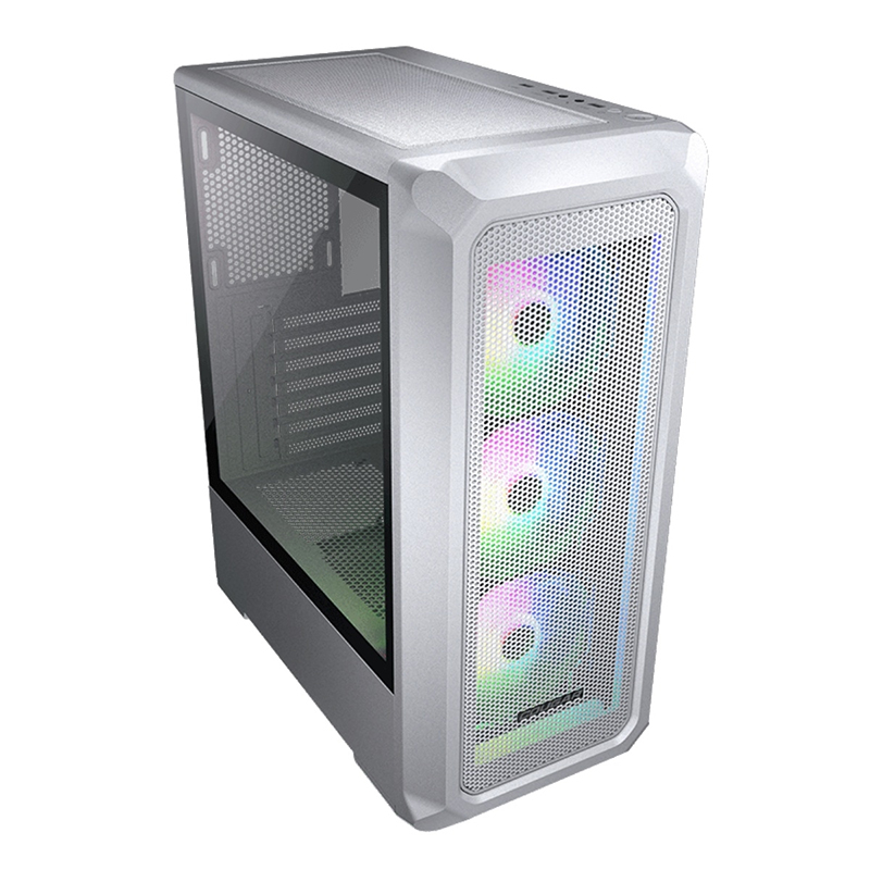 Case Gaming Archon 2 Mesh RGB Cougar Malla ATX Media Torre Blanco - Imagen 2