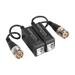 Video Balun Pasivo KIT 100 Unidades para Cámaras CCTV 1080p ZKTeco