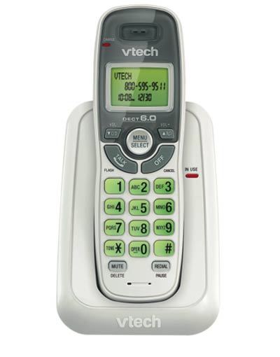 Teléfono Inalámbrico DECT 6.0 con Pantalla y Teclado Iluminado e Identificador de llamadas / Llamadas en Espera * - Imagen 6