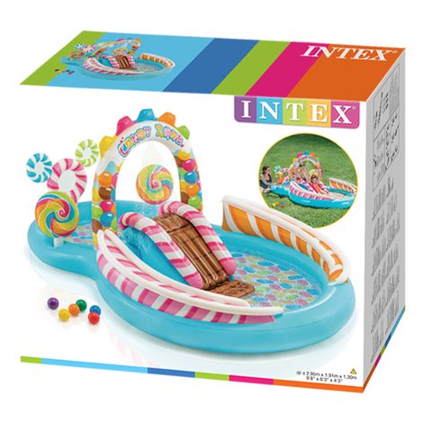 Piscina Inflable Infantil con Tobogán y Rociador de Agua Intex - Imagen 4