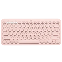 Teclado Bluetooth multidispositivo K380 Rosado Logitech