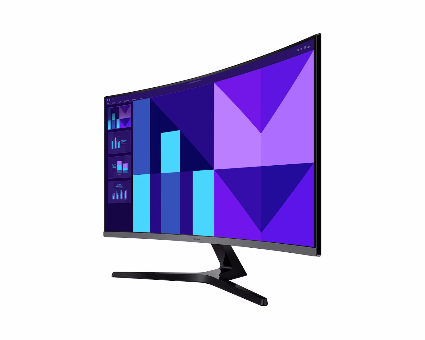 Monitor Curvo de 32 Pulgadas Full HD HDMI y VGA a 100Hz Essential S3 Samsung - Imagen 4