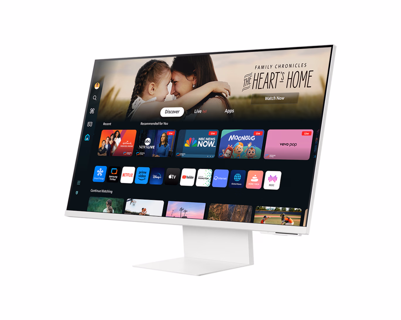 Monitor Smart 32 pulgadas WIFI con Cámara 24K HDMI USB-A1 USB M80D Samsung - Imagen 3