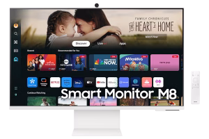 Monitor Smart 32 pulgadas WIFI con Cámara 24K HDMI USB-A1 USB M80D Samsung