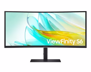 Monitor Curvo de 34 Pulgadas 2K con Altavoces, HDMI, DP y USB -C 100Hz ViewFinity S6 Samsung