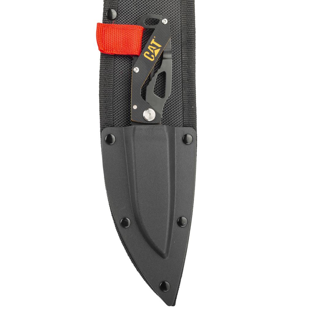 Machete de 53cm y Cuchillo Plegable Acero Inoxidable Caterpillar - Imagen 10