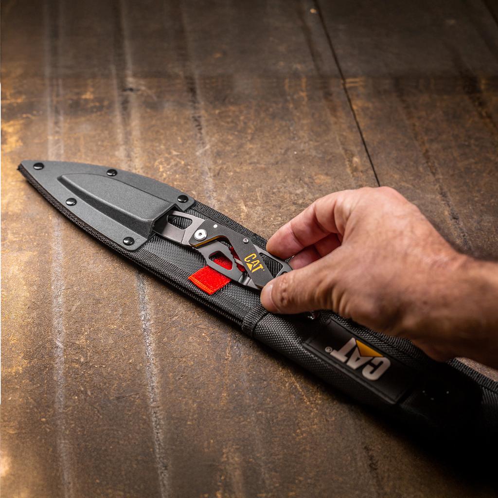 Machete de 53cm y Cuchillo Plegable Acero Inoxidable Caterpillar - Imagen 3
