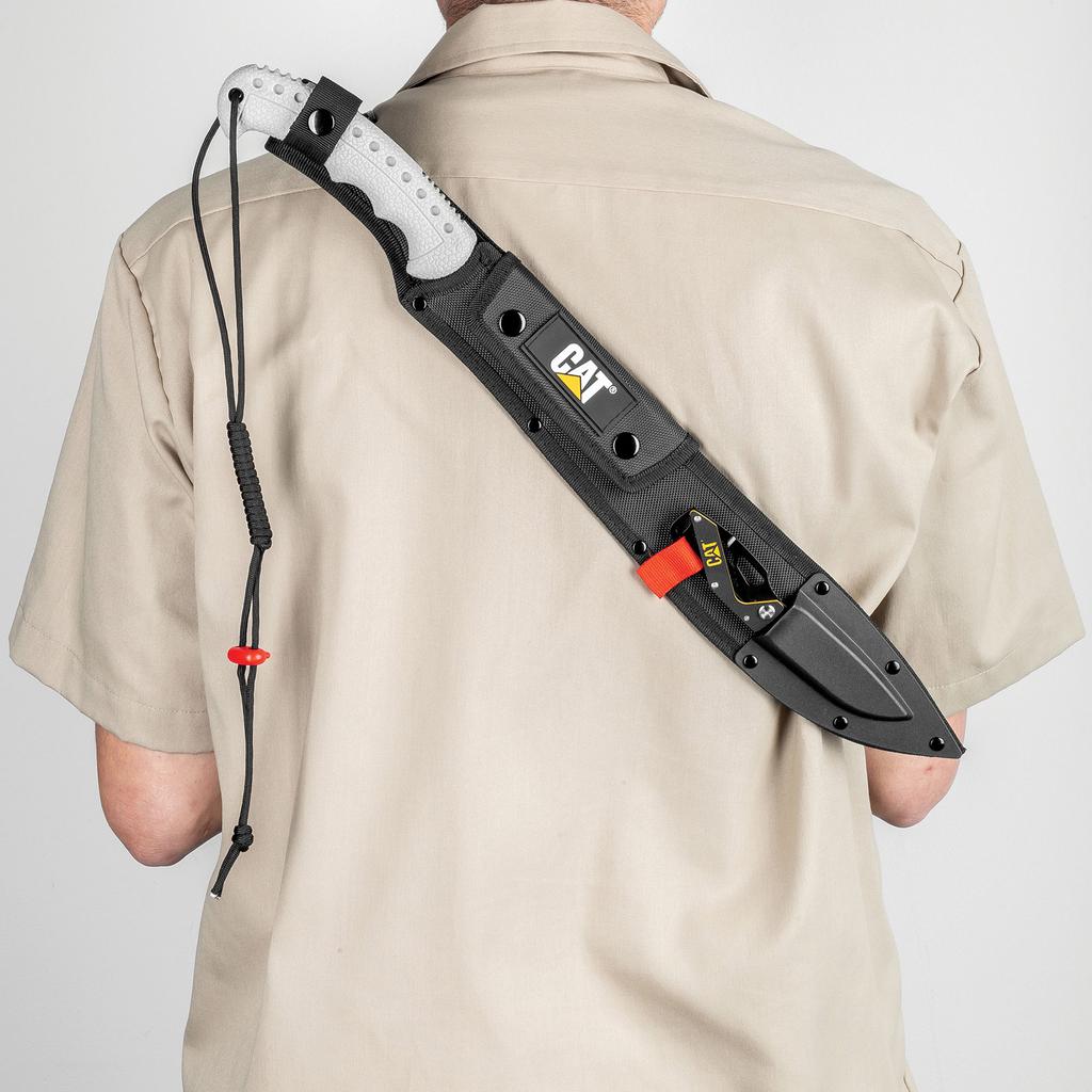 Machete de 53cm y Cuchillo Plegable Acero Inoxidable Caterpillar - Imagen 4