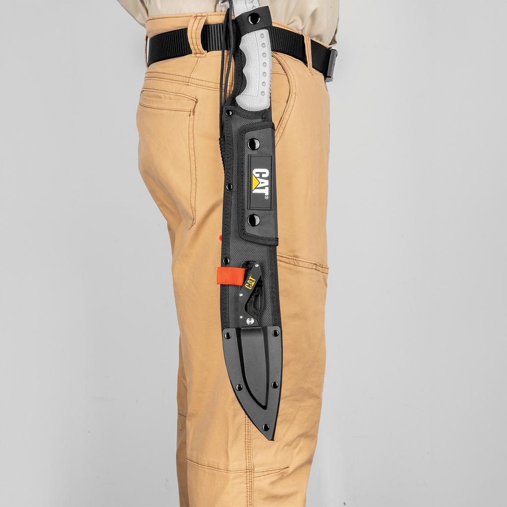 Machete de 53cm y Cuchillo Plegable Acero Inoxidable Caterpillar - Imagen 5