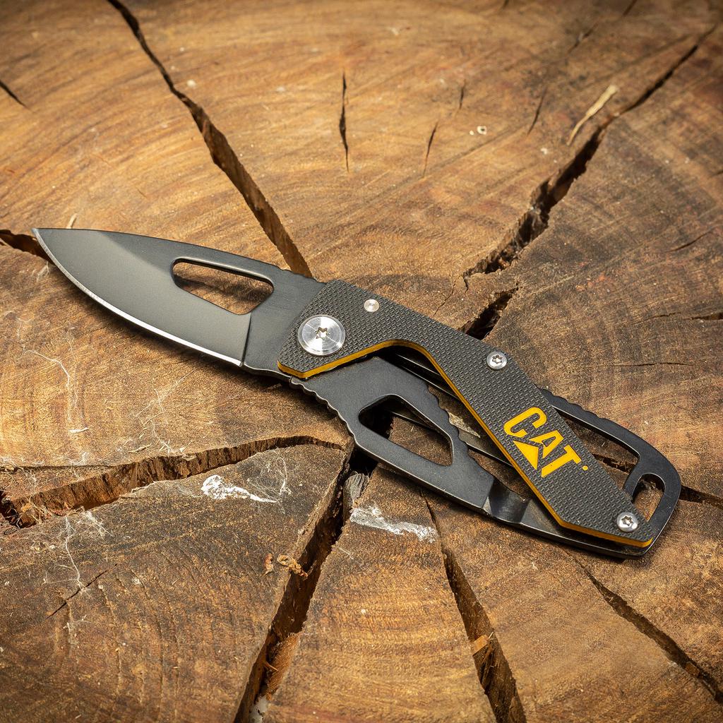 Machete de 53cm y Cuchillo Plegable Acero Inoxidable Caterpillar - Imagen 7