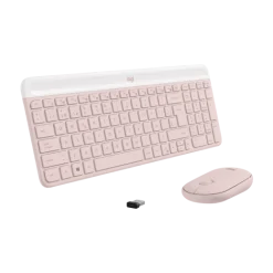 Combo de teclado y mouse inalámbricos Slim MK470