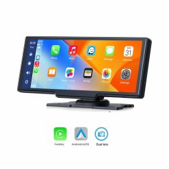 Pantalla Táctil de Carro 10" Dash Cam Carplay Android Auto BT WIFI FM mivoot