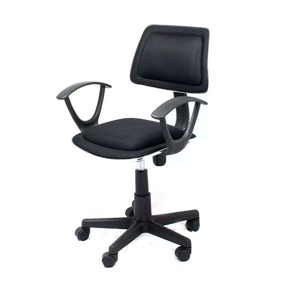 Silla Secretarial con Reposabrazos Roma Negro Xtech - Imagen 4