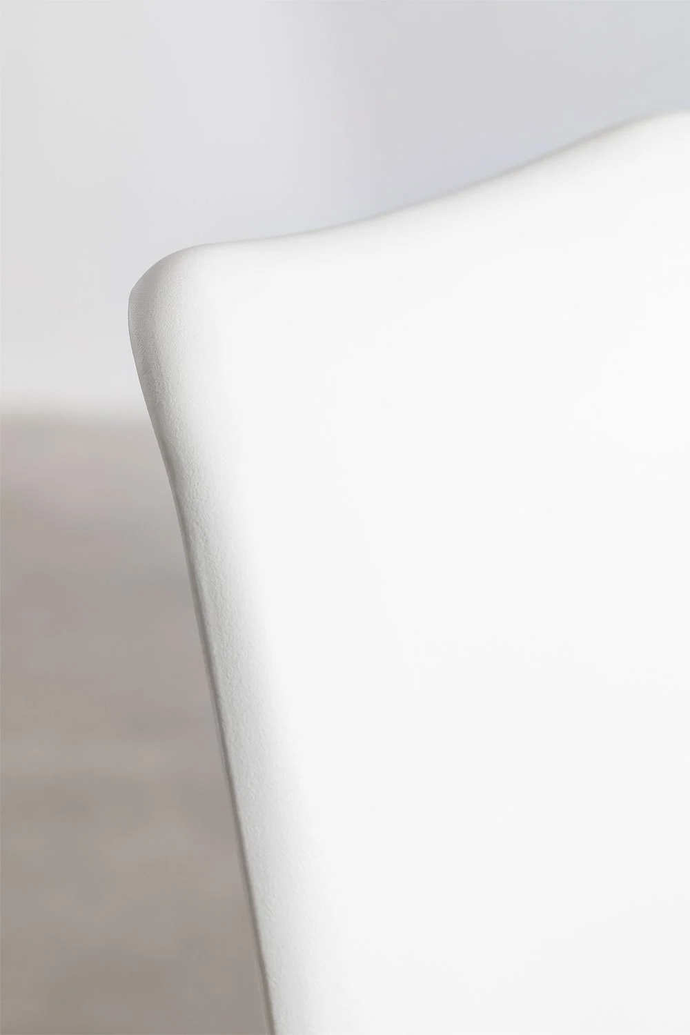 Silla Nórdica con Cojín Acolchado Blanco - Imagen 10