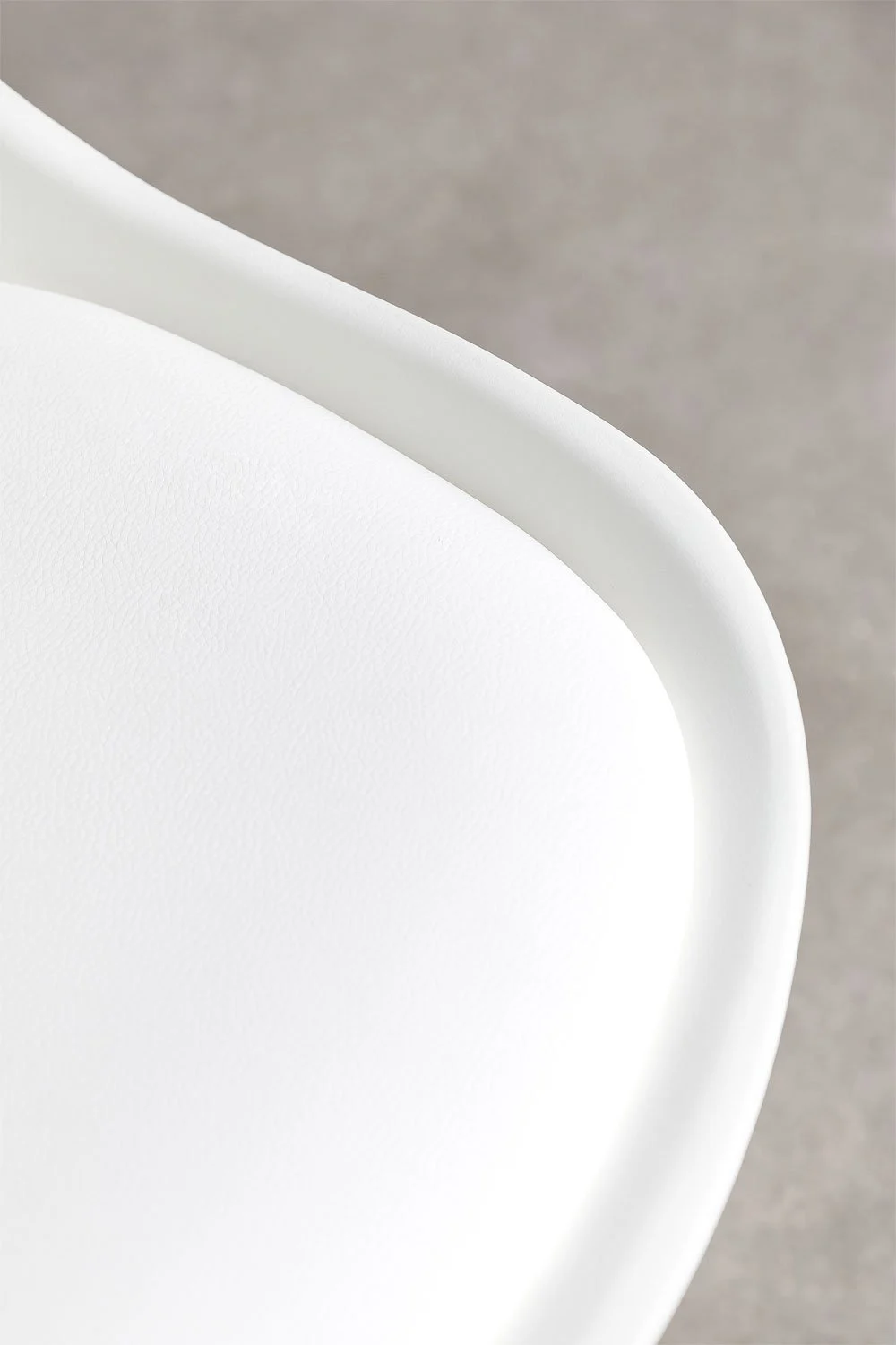 Silla Nórdica con Cojín Acolchado Blanco - Imagen 11
