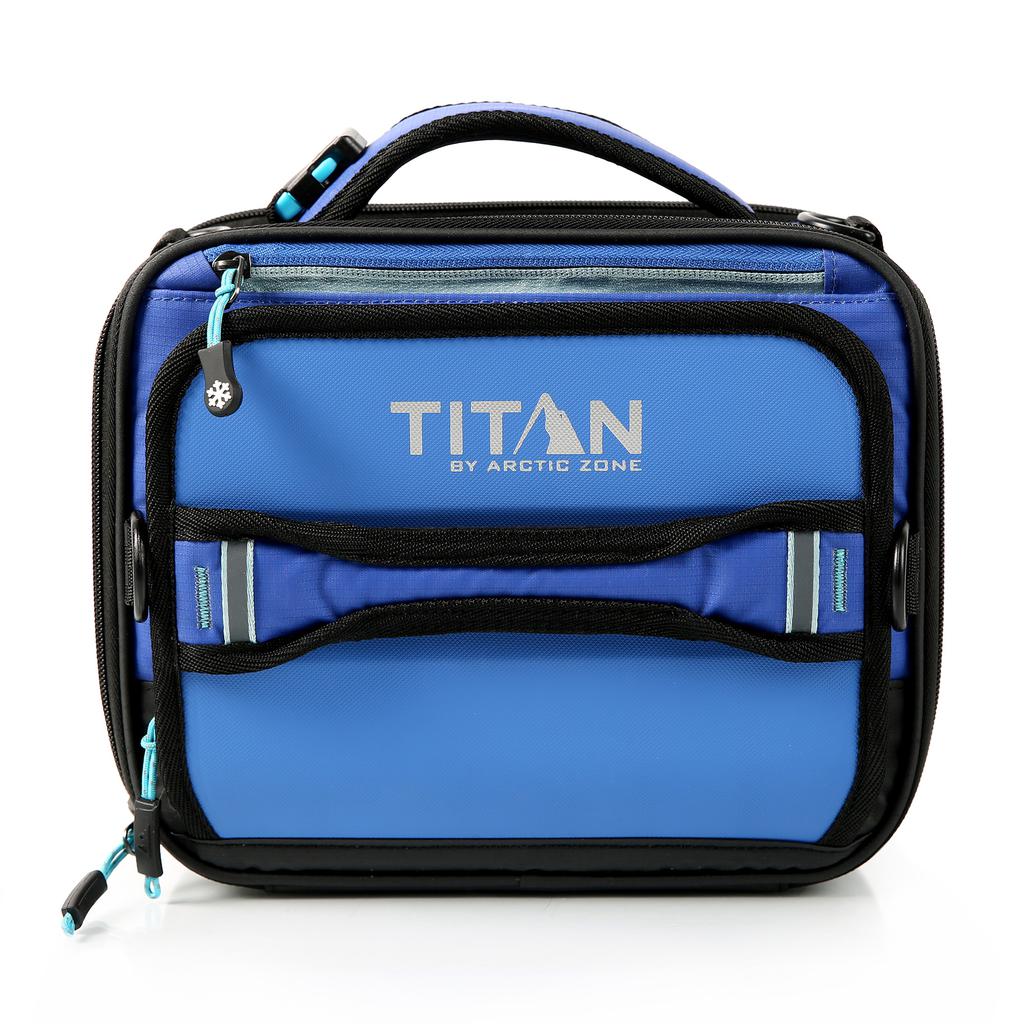 Lonchera con Aislamiento Térmico Expandible Azul Pavo Titan