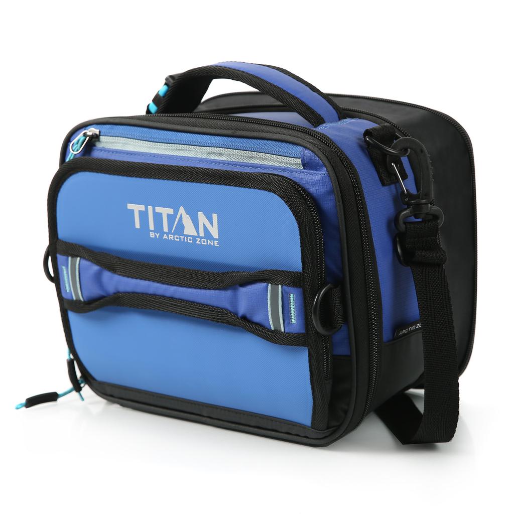 Lonchera con Aislamiento Térmico Expandible Azul Pavo Titan - Imagen 3