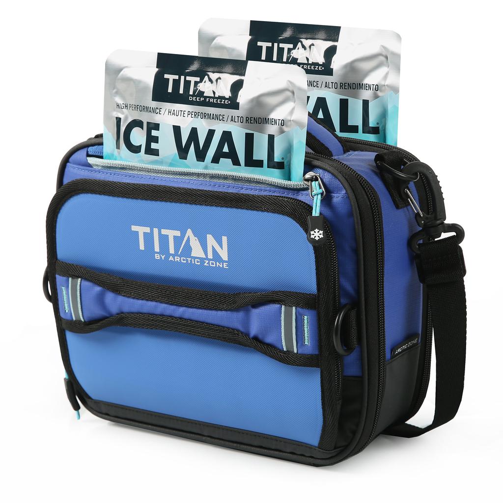 Lonchera con Aislamiento Térmico Expandible Azul Pavo Titan - Imagen 4