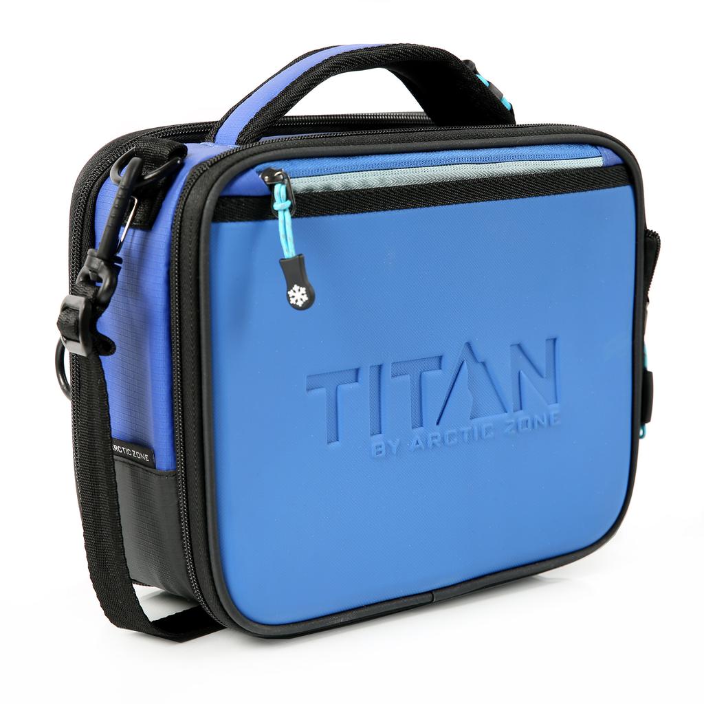 Lonchera con Aislamiento Térmico Expandible Azul Pavo Titan - Imagen 5