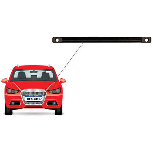 Tag de Acceso Vehicular para Placa UAF Largo Alcance RFID ZKTeco - Imagen 5