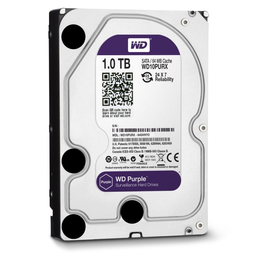 Disco Duro WD 1TB Purple Surveillance – Vigilancia - Imagen 2